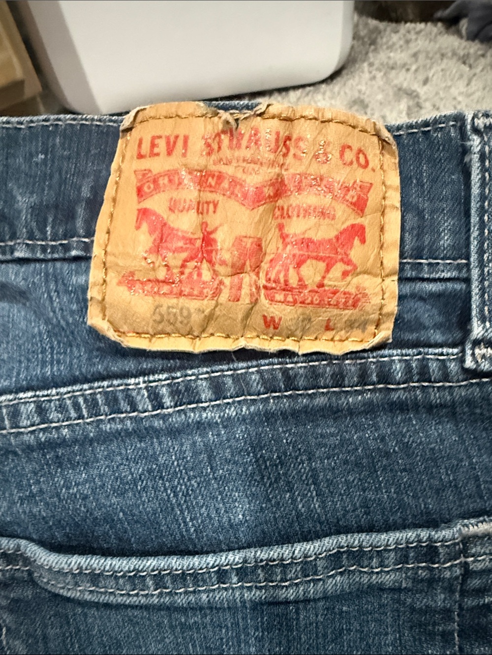 Levi's Men's Blue Slim Straight Denim Jeans